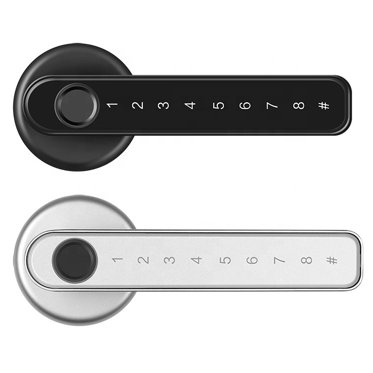 Electronic Door Handle Smart Locks TTLock APP Fingerprint Deadbolt Knob Smart Lock Security Bedroom Smart Lock