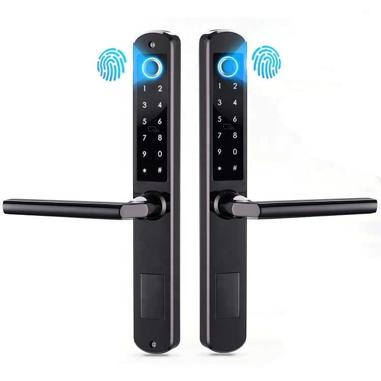 Double Side Finger print Narrow Electronic Gate TT APP  Smart Locks, Digital Biometric Fingerprint Door Lock