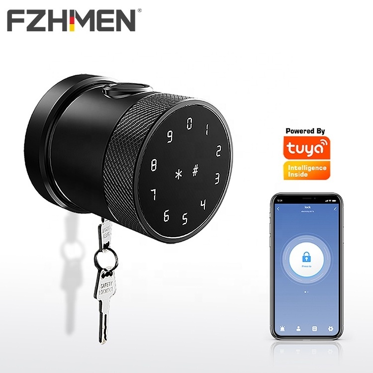 Smart TTlock Fingerprint Password Emergency Key Unlock Digital Door Lock WIFI Smart Bedroom Door Lock