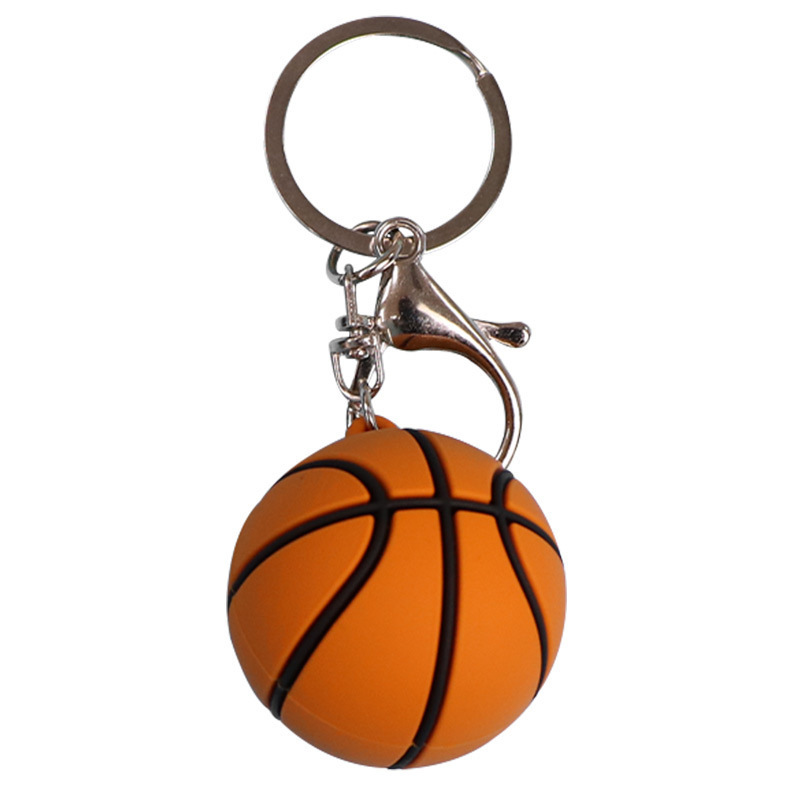 Sports Ball Keychains Soccer Football Baseball Basketball Tennis Ball Golf Ball Keyrings Handbag Hanging Ornaments Keychain