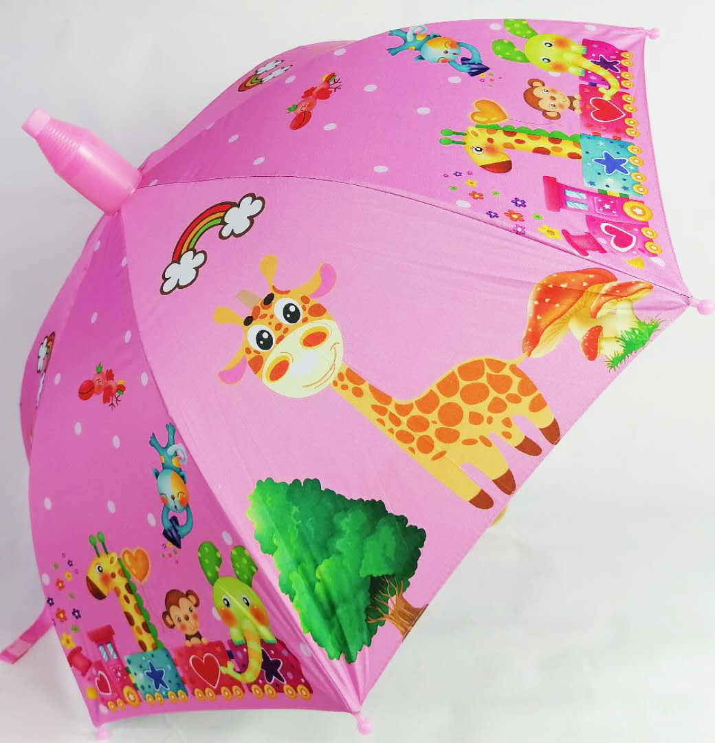 Wholesale Cartoon Print Rainproof Kids Children Umbrella Kids Parasol