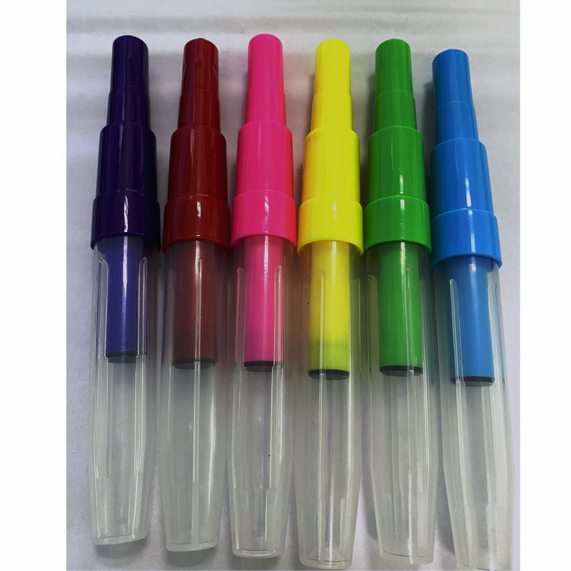 Promotional Gift Blow Pens Popular Kids Painting Colorful Airbrush Stencil Art Blow Pen For Children