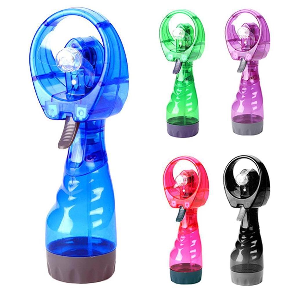 Summer Outdoor Travel Mini Fan Charging Folding Handheld Water Mist Spray Fan Custom Logo Portable Cooling Spray Fan