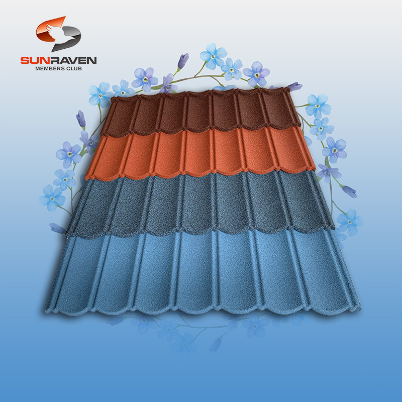 color stone coated metal roof tile  Building Material roofing shingles price morden material shingles roof