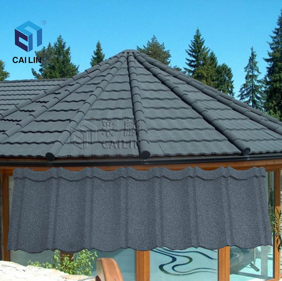 SANGO SUNRAVEN Sangobuild, Cailin Factory Price Metal Roof Tiles Acier Galvalume Machines  Pvc Stone Coated Roof Tile