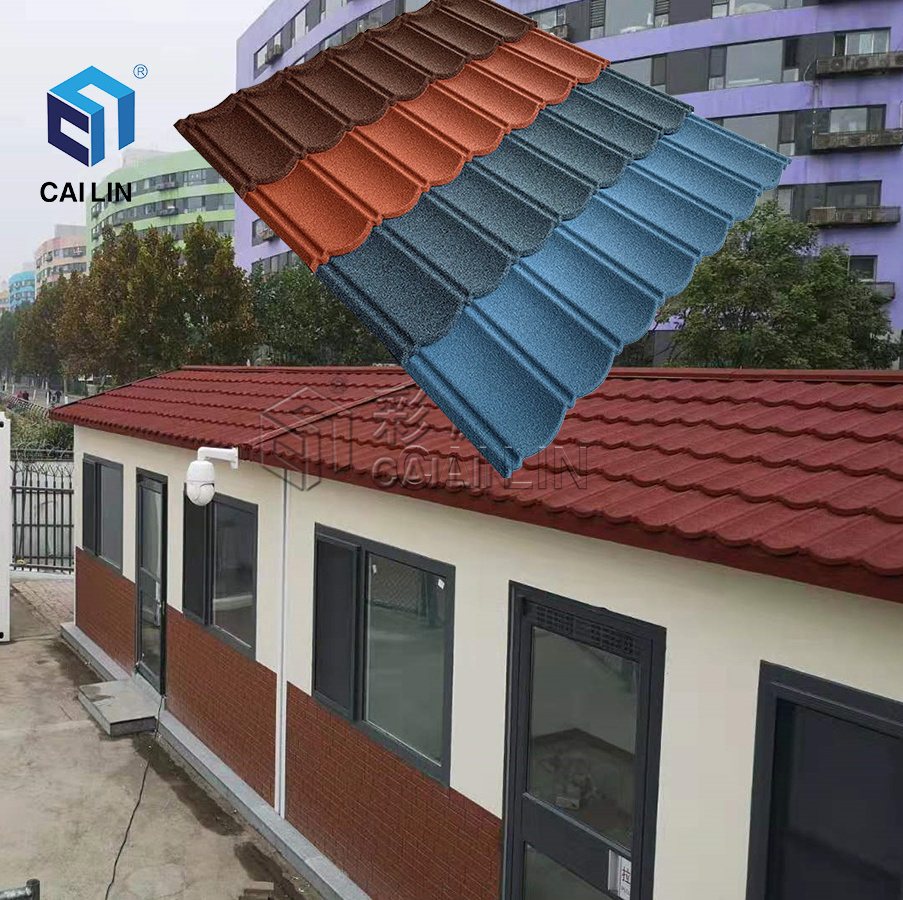 SANGO SUNRAVEN Sangobuild, Cailin Factory Price Metal Roof Tiles Acier Galvalume Machines  Pvc Stone Coated Roof Tile