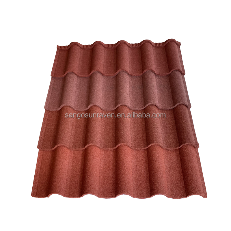 Tejas Kerala Roofing Shingle Factory Wholesale Stone Coated Metal Roof Tiles 50 Years Warranty Tuiles Tegole