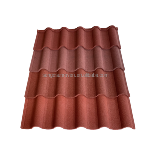 Tejas Kerala Roofing Shingle Factory Wholesale Stone Coated Metal Roof Tiles 50 Years Warranty Tuiles Tegole