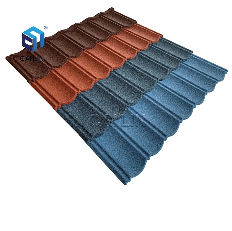 Tejas Kerala Roofing Shingle Factory Wholesale Stone Coated Metal Roof Tiles 50 Years Warranty Tuiles Tegole