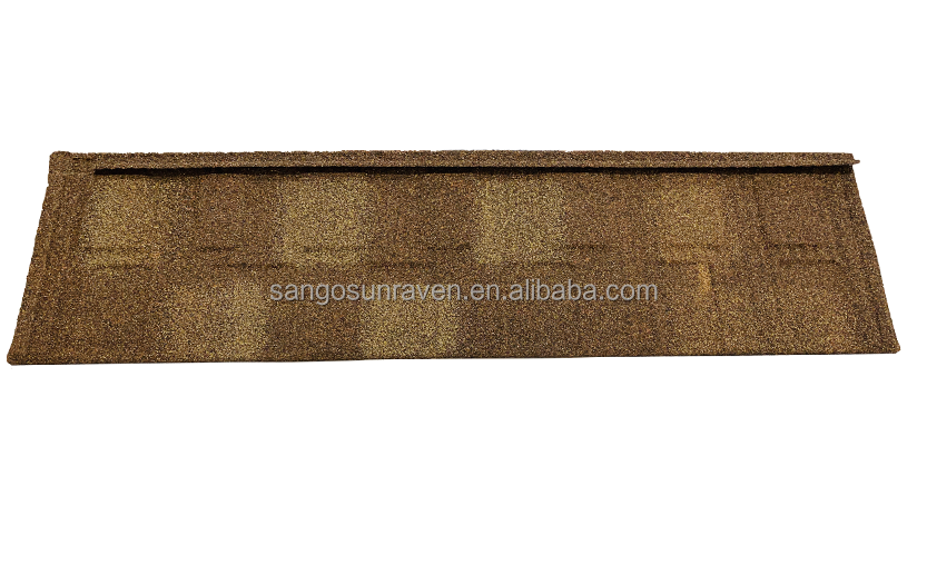 Stone Coated Roof Tile aluminum Zic 150 Roofing Shingle colorful Sand Coated metal roof tile