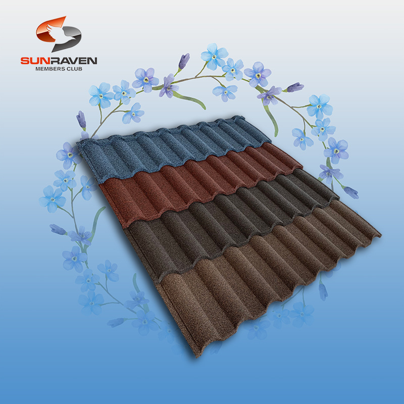 color stone coated metal roof tile  Building Material roofing shingles price morden material shingles roof