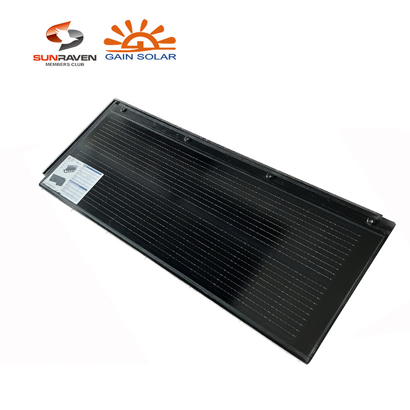 BIPV Roofing System Innovative Design Of Photovoltaic Green Energy Building Material Solar Shingle Roof Tiles