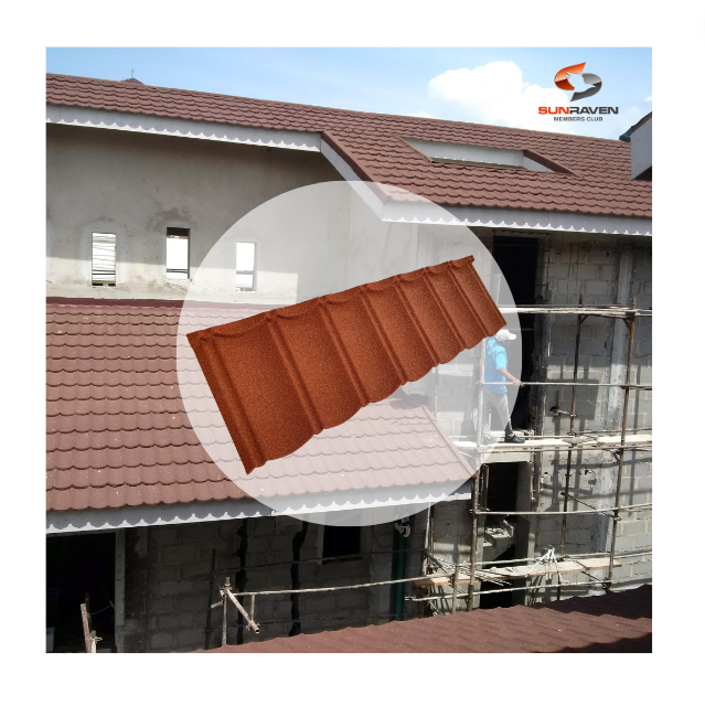 Classic Bond Roof Tile In Ghana Longspan Roofing Sheet Stone Coated Metal Roof Tile