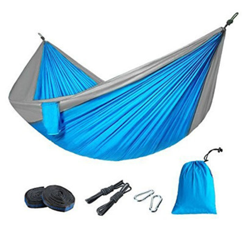 Custom Nylon Tree Camping Hammock swing Portable waterproof Hammocks outdoor tent