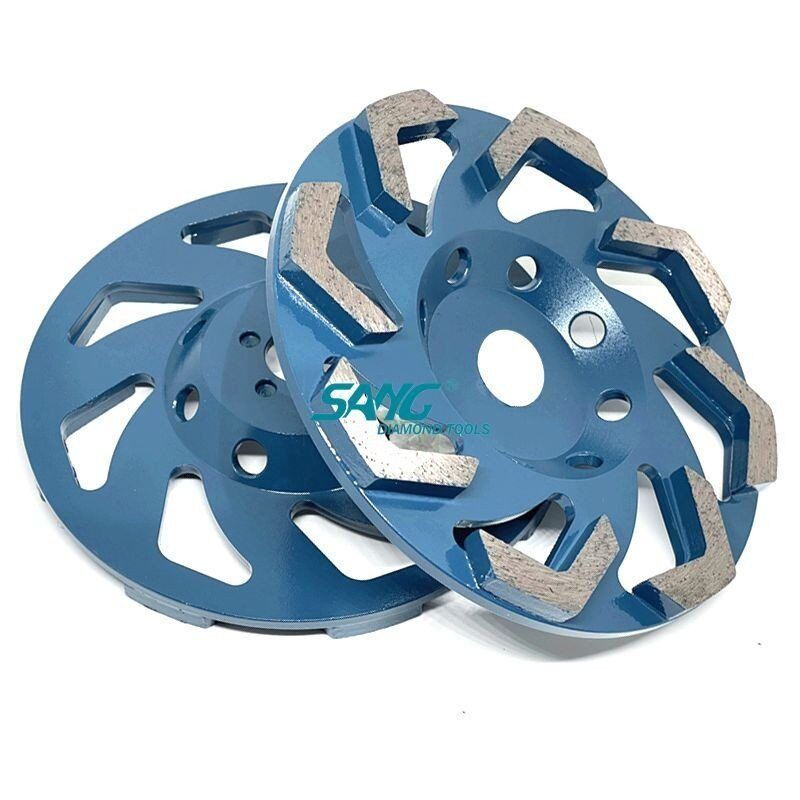 6'' 150mm diamond grinding plate grinding cup wheel for polishing floor machine