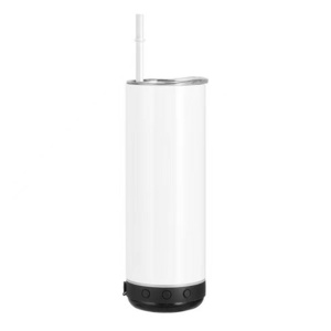 20oz Stainless Steel Wireless Speaker Tumbler Sound Electric Bluetooth Thermos Tumbler Speaker Mug With Straw