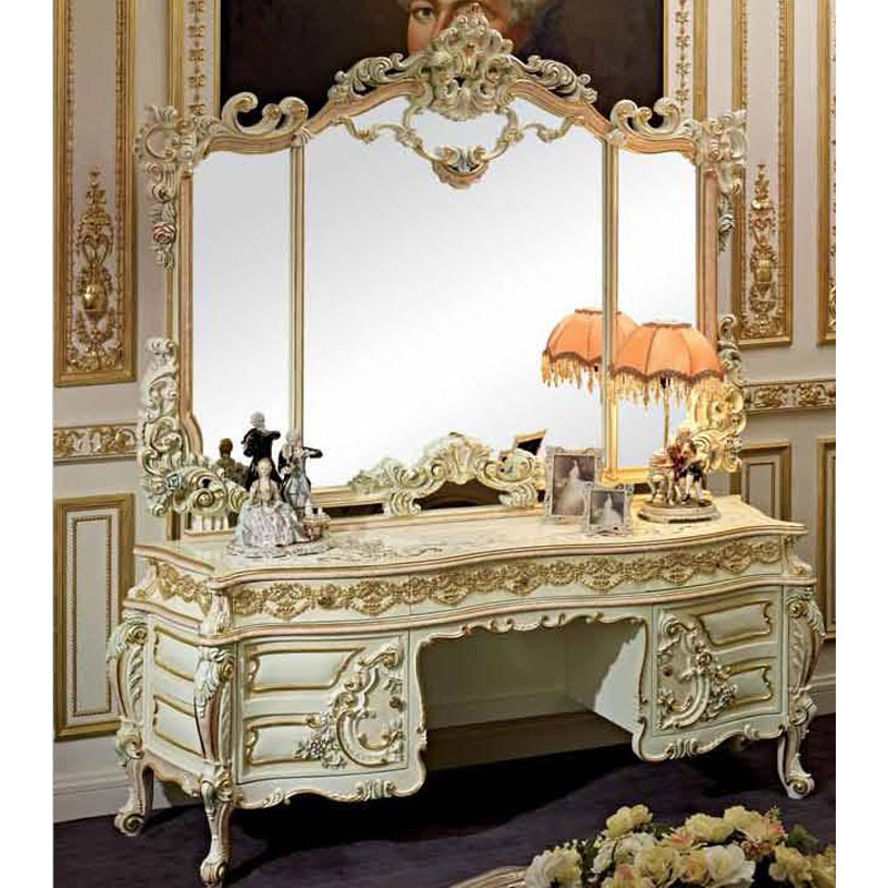 Luxury Italian French Bedroom Furniture Antique Royal Full Size Home King Size Round Bed Bedroom Sets 2021