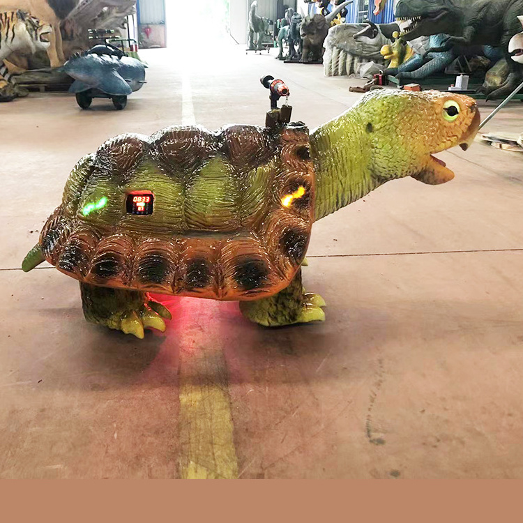 Amusement Park Shopping Mall Electric Animal Rides On Animatronic Animal Scooter for Kids