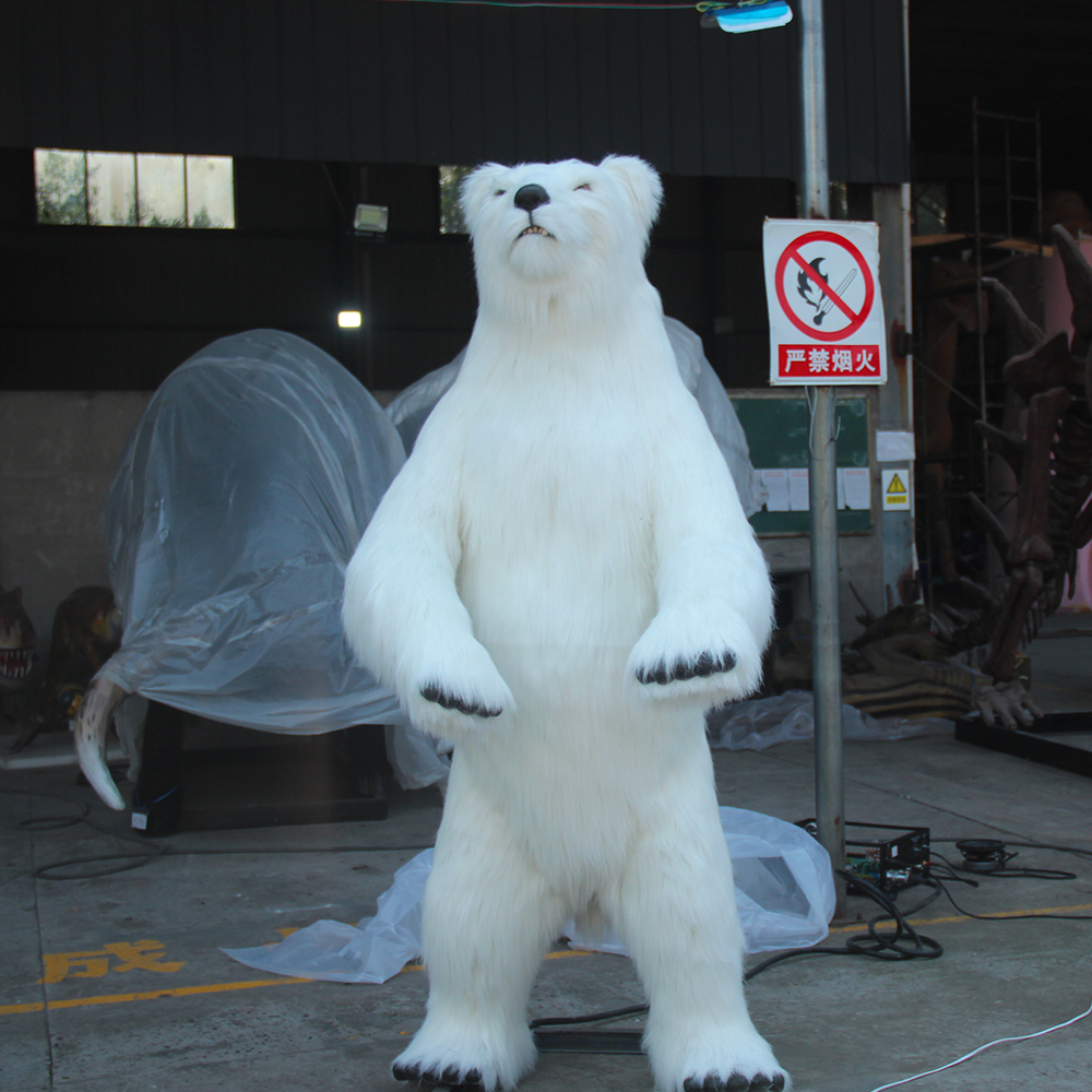 Lifelike Artificial Animatronic Animal Polar Bear for Sale