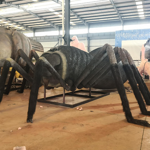 Playground Large Decoration Supplies Giant Insects Animatronic Spider for sale