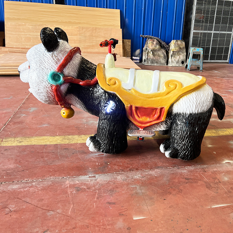 Amusement Park Shopping Mall Electric Animal Rides On Animatronic Animal Scooter for Kids