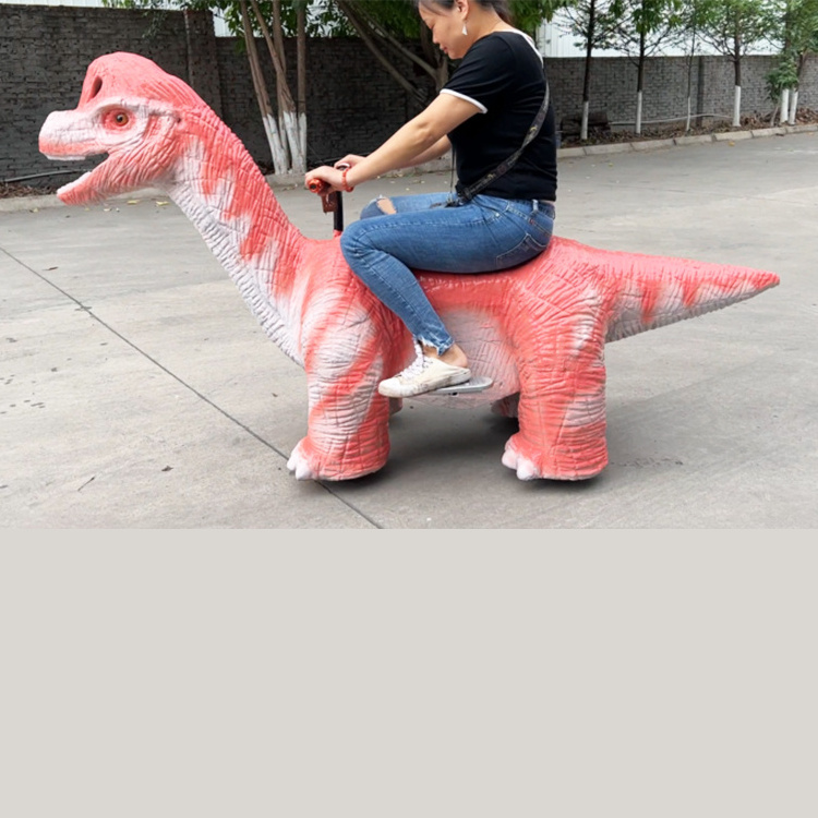 Battery Motorized Mini Dinosaur Walking Riding Electrical Dino Dinosaur Ride Car Toy for Kids Playground