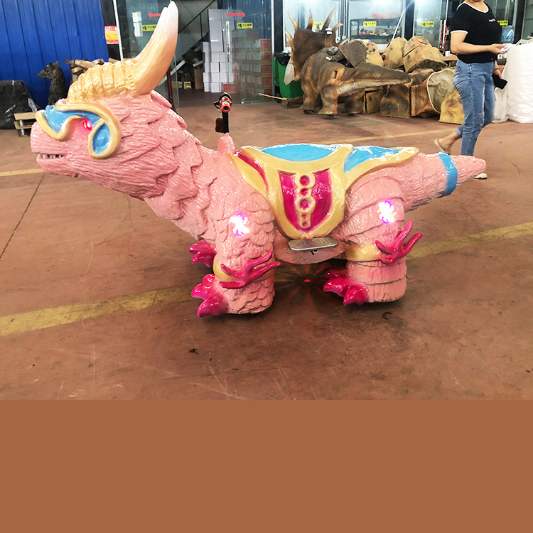 Amusement Park Shopping Mall Electric Animal Rides On Animatronic Animal Scooter for Kids