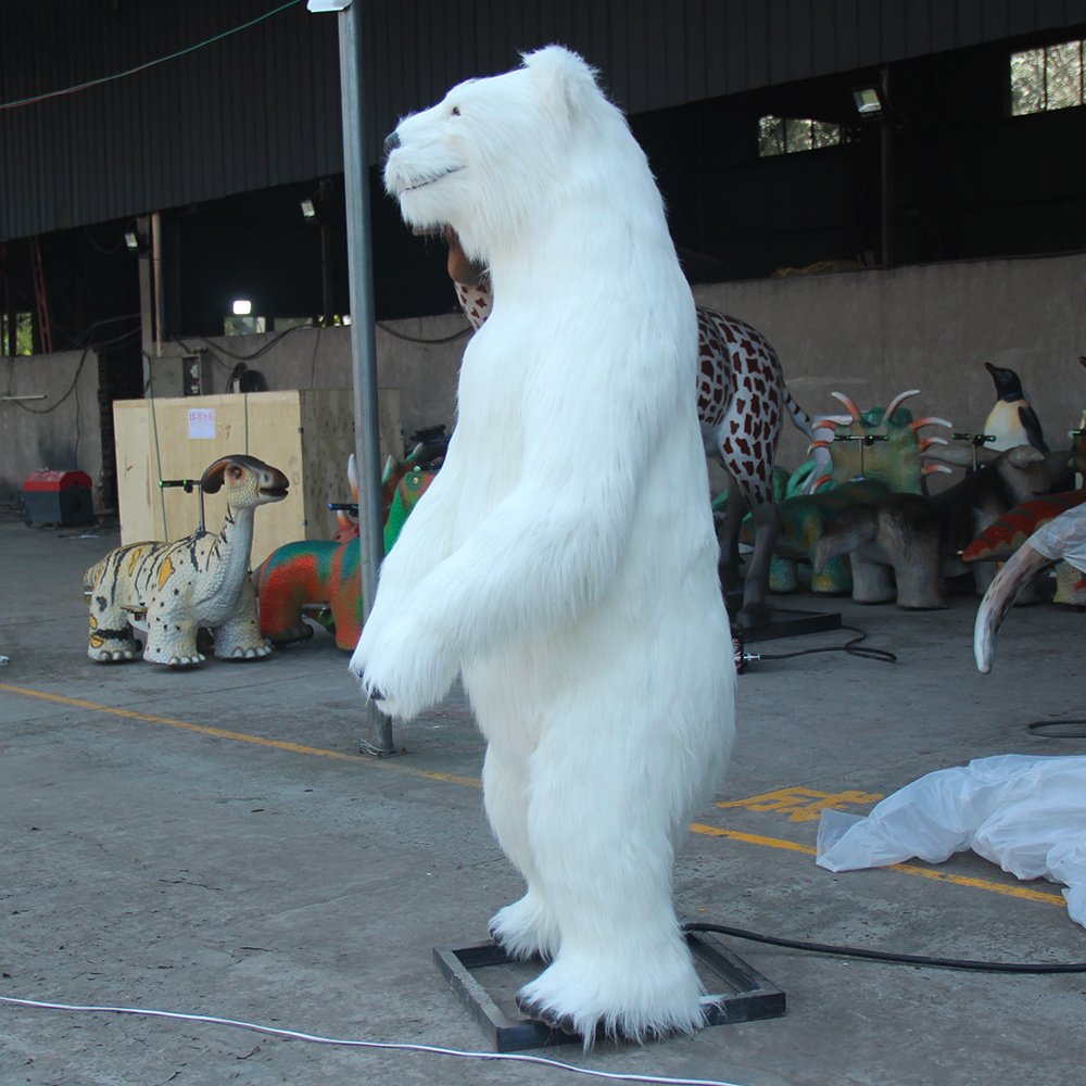 Lifelike Artificial Animatronic Animal Polar Bear for Sale