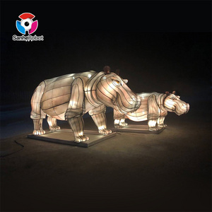 2019 New Chinese Festival Lantern Animal Silk Lanterns