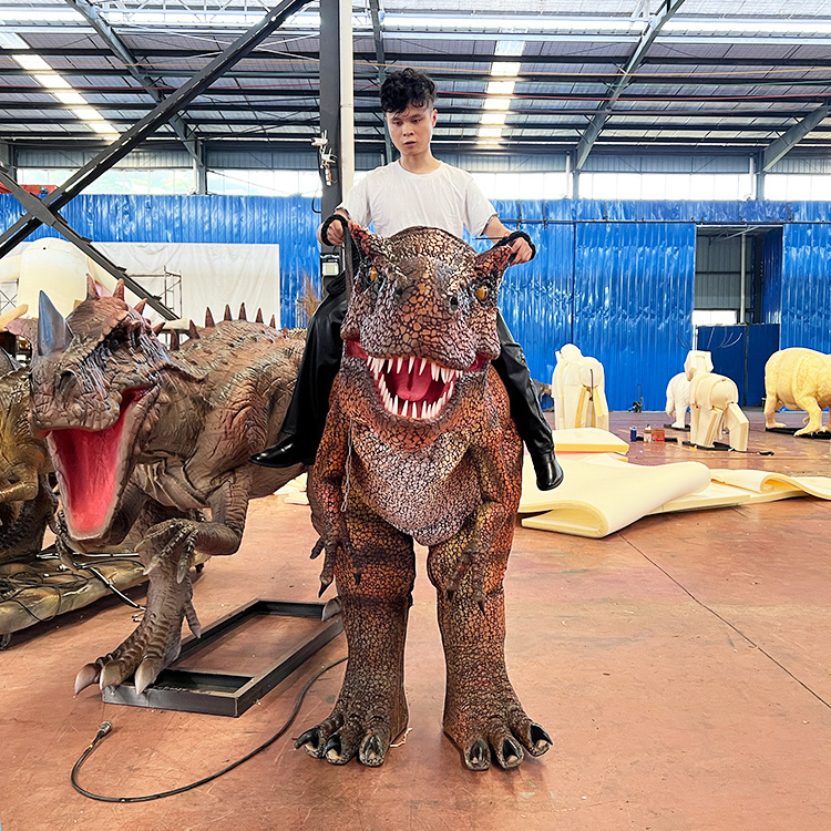 Dinosaur Riding Costume Animatronic Adult Walking Tyrannosaurus t rex Ride On Dinosaur Costume for Show Props