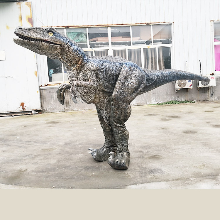 Jurassic Park Realistic Robotic Dinosaur Costumes of Velociraptor for sale