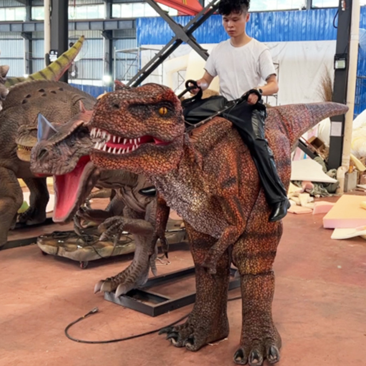 Dinosaur Riding Costume Animatronic Adult Walking Tyrannosaurus t rex Ride On Dinosaur Costume for Show Props