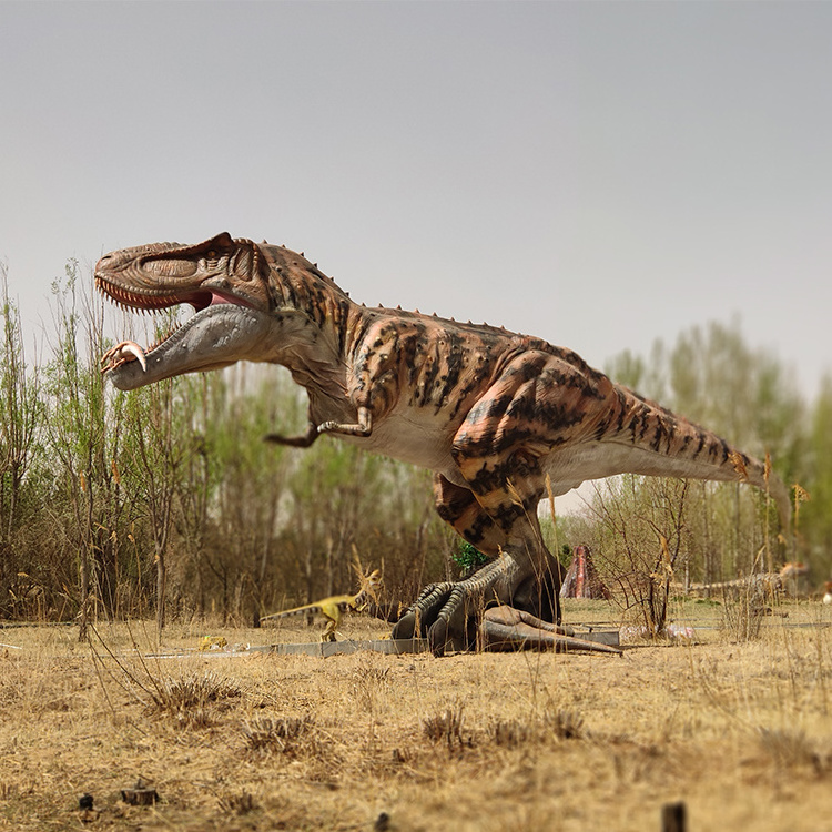 Dino Park Realistic Jurassic Park T Rex Dinosaur Life Size Robotic Animatronic Dinosaur for sale