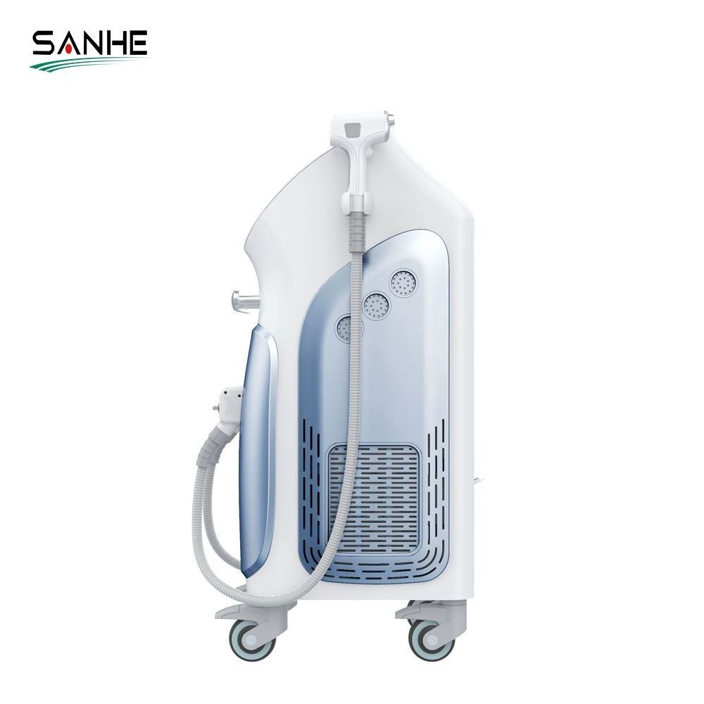 SANHE Double Handles Depilacion Laser Diode 808Nm Diodo Laser 3 Wavelengths Hair Removal Machine