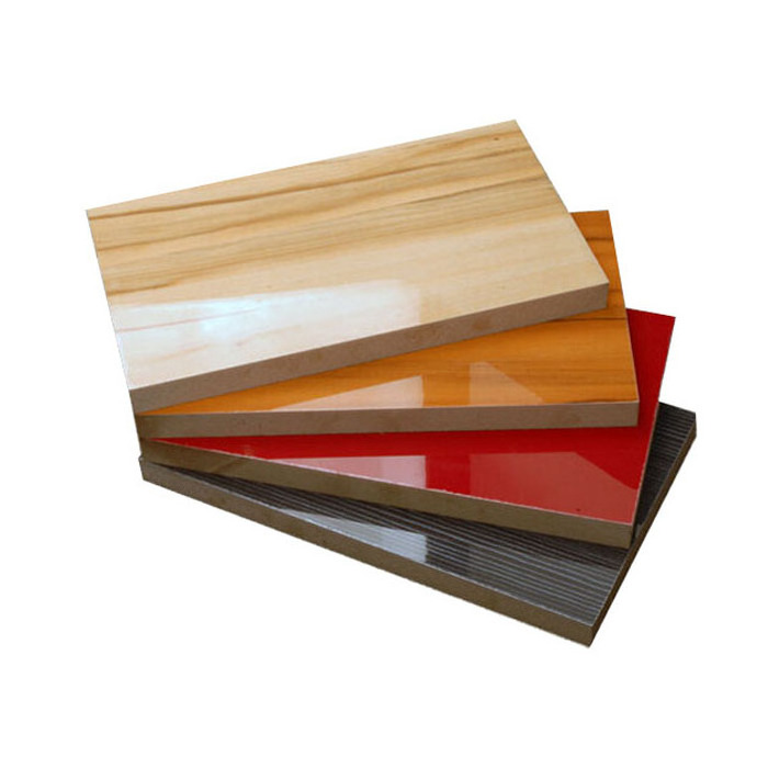 fiber mdf board high gloss of 18mm uv hdf panel uv mdf board printed