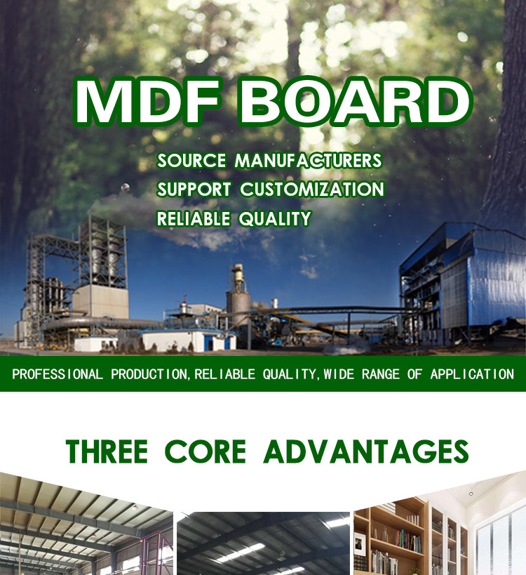 fiber mdf board high gloss of 18mm uv hdf panel uv mdf board printed