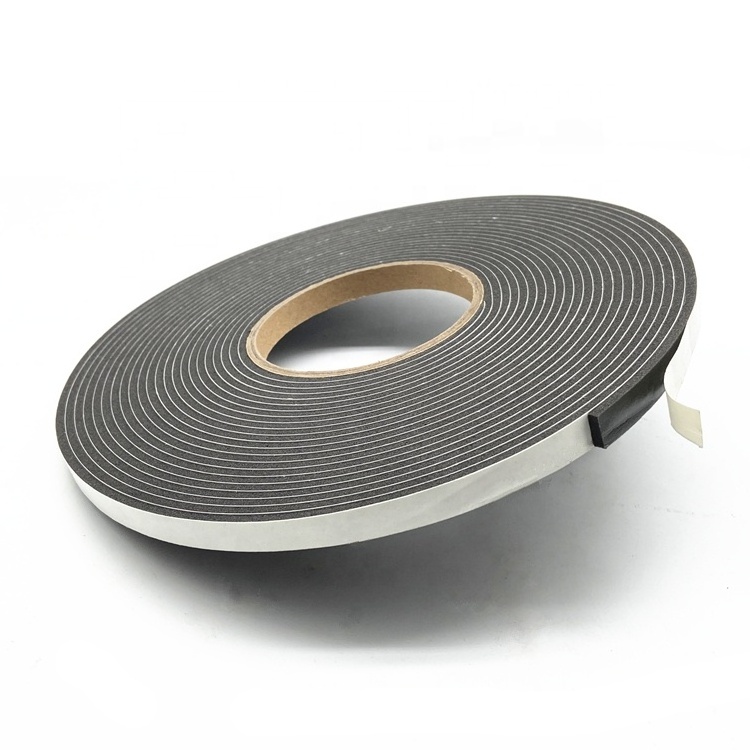 Closed Cell Flame Resistant PVC Foam Gasket Tape Adhesive Automotive Foam Tape for Door Locks