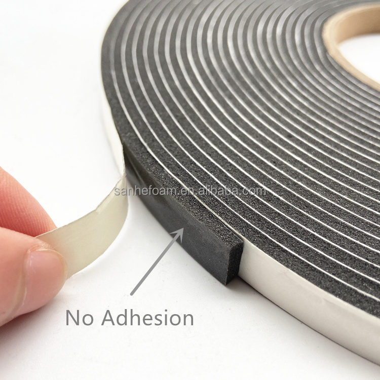 Closed Cell Flame Resistant PVC Foam Gasket Tape Adhesive Automotive Foam Tape for Door Locks