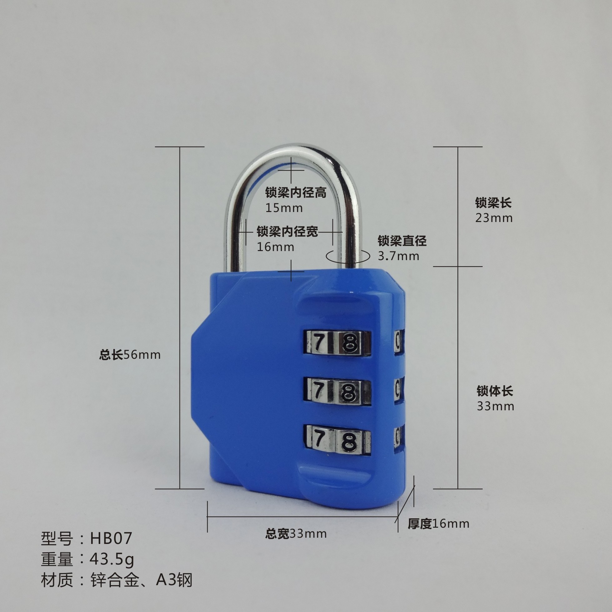 Wholesale Candado Customization Zinc Alloy Cadeado Pink Love Candado Lock 3 Digit Combination Code Padlock