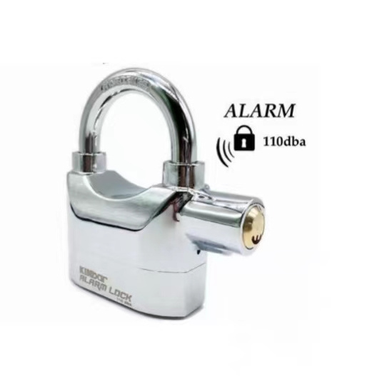 Samhoo High Quality Wholesale Waterproof Siren Security Alarm Padlock 110dba Motorcycle Alarm Padlock