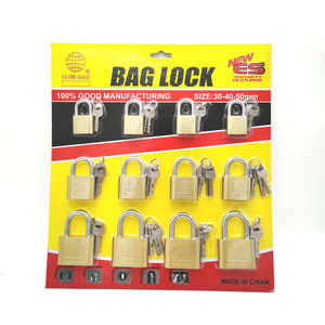 Samhoo Hot Products 30mm 40mm 50mm Cadeado Custom Anti-Rust Lock Durable Home Doors Candado Brass Padlock With Keys