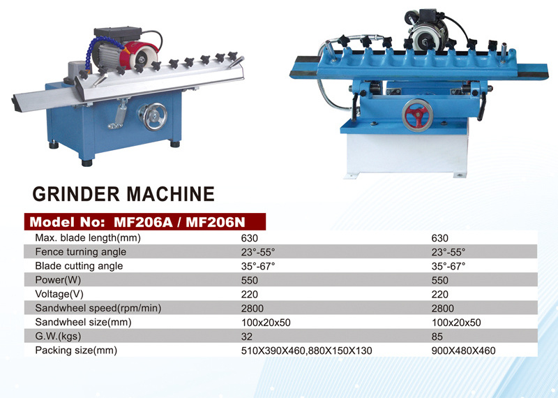 MF206N  automatic profile knife grinder , band saw blade grinding machine