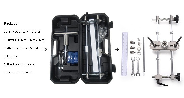 door lock mortising tools lock mortiser pocket hole jig