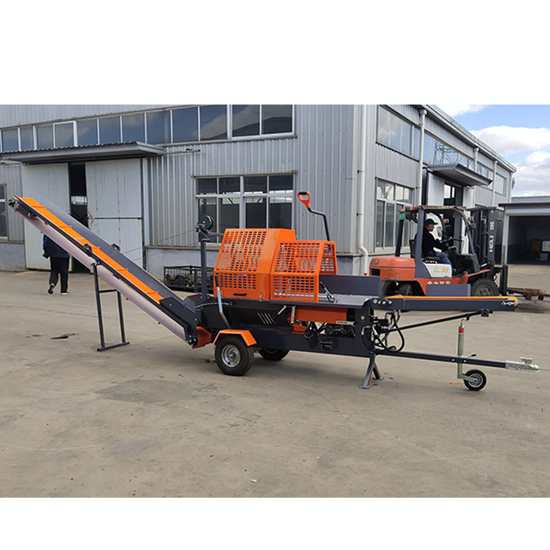 mechanical Large log splitter skid steer firewood processor wood splitter processor machine for sale