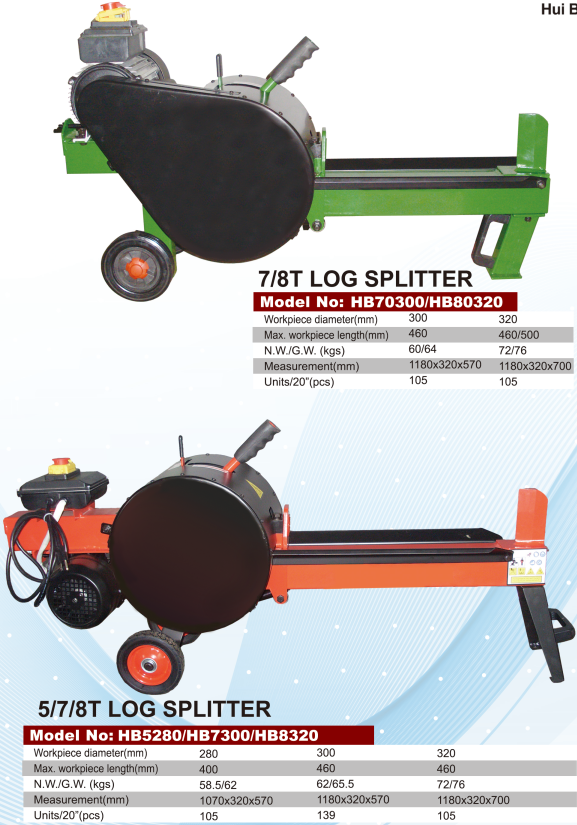 22 ton kinetic mechanical log splitter