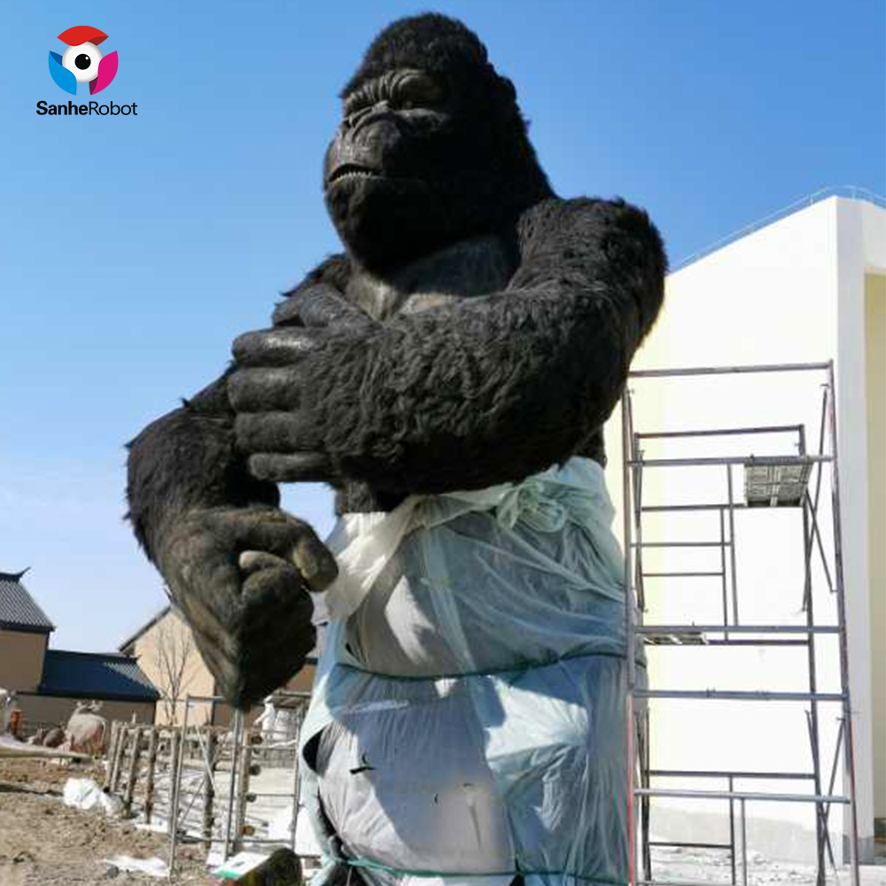 Life Size Outdoor Animatronic King Kong Statue Model Monkey King Statue