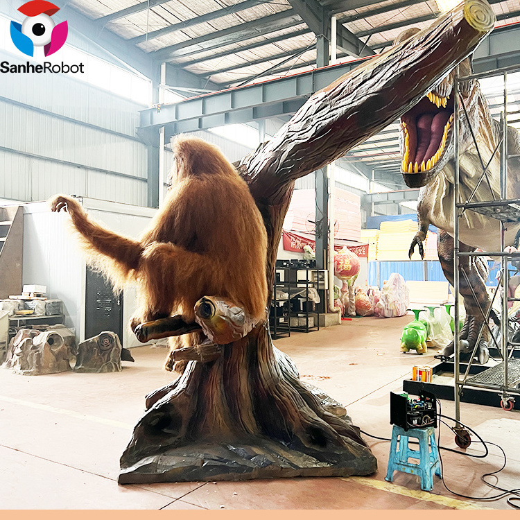 Customize a variety of highly simulated orangutan or monkey lifesize animal statues