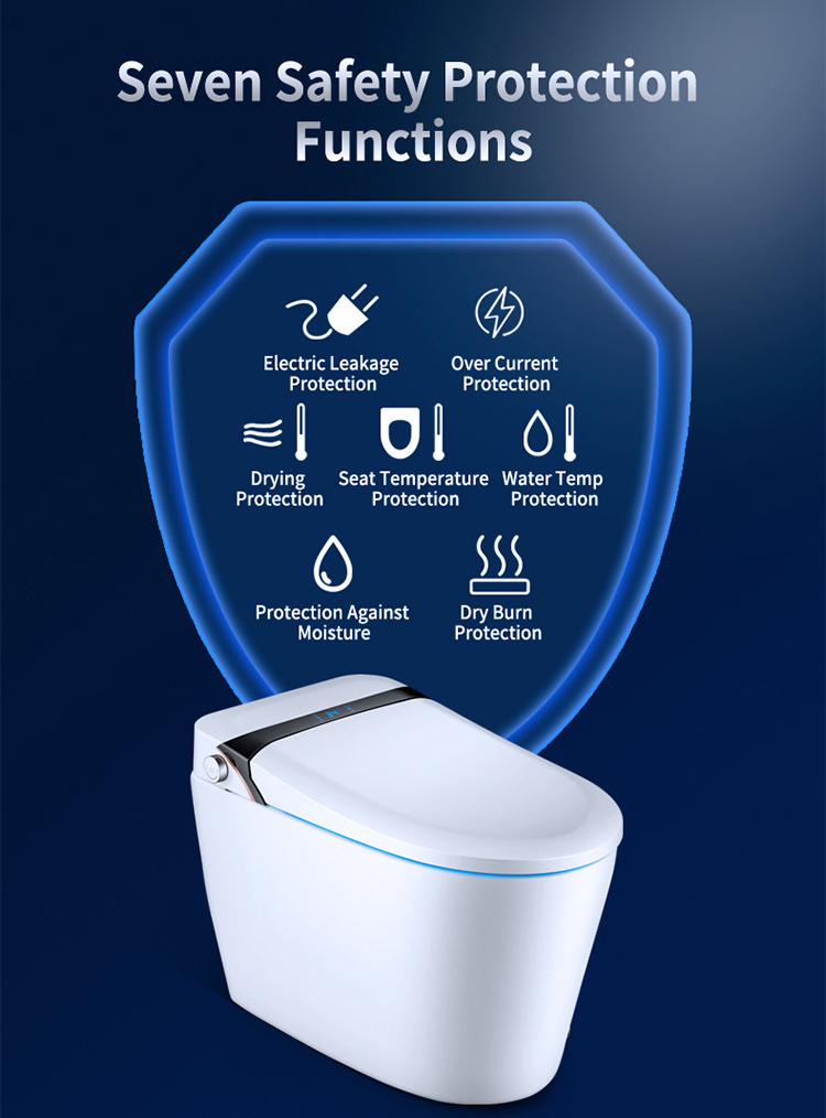 floor mounted  Bathroom  Toilet Wc Smart Intelligent Toilet Smart Toilet