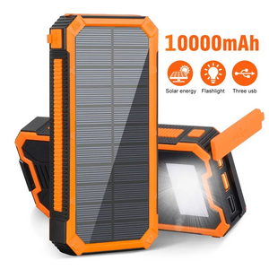 Cheap Camping 10000mAh power banks & power station Flashlight Torch Solar Power Bank