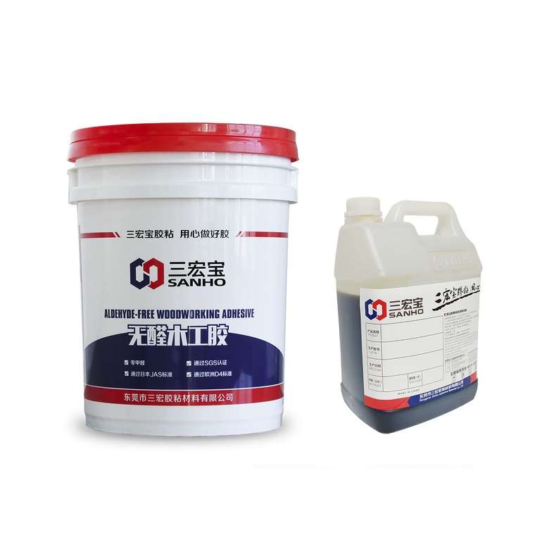 Good Water Resistance D4 level two components Curing Agent puzzle glue for soft wood board splicing,laminating